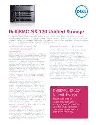 Dell|EMC NS-120 Unified Storage