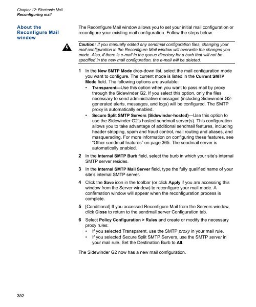 Sidewinder G2 6.1.2 Administration Guide - Glossary of Technical ...