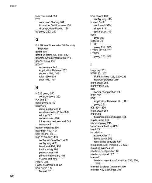 Sidewinder G2 6.1.2 Administration Guide - Glossary of Technical ...