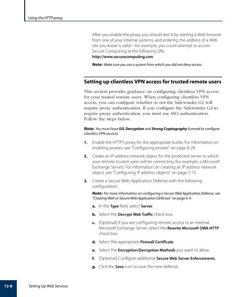 Sidewinder G2 6.1.1 Administration Guide - Glossary of Technical ...