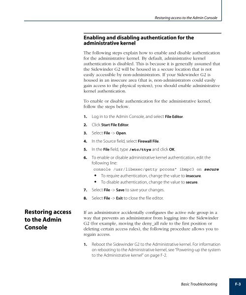 Sidewinder G2 6.1.1 Administration Guide - Glossary of Technical ...