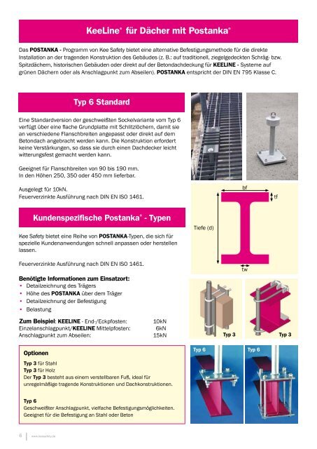 Horizontales Seilsicherungssystem - Kee Safety, DE