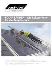 SOLAR LADDER – Die Leiterbrücke für die Solartechnik