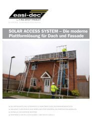 SOLAR ACCESS SYSTEM Plattformsystem für den ... - Kee Safety, DE