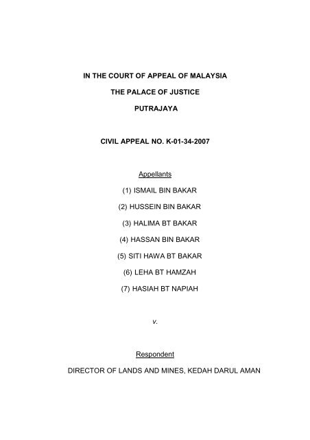 1) ISMAIL BIN BAKA