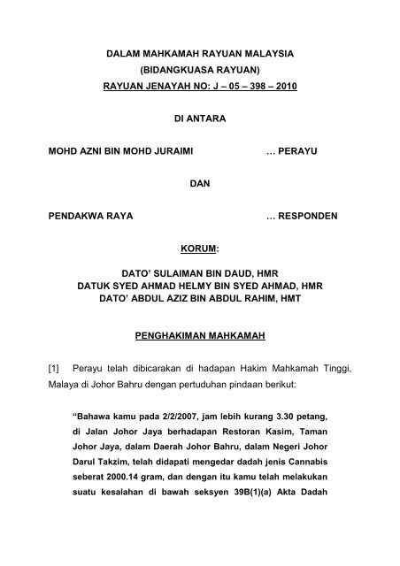 Cara Membuat Surat Penafian Pertuduhan Makhamah Kerana Mencuri