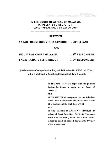 civil appeal no. s-01-227 of 2011