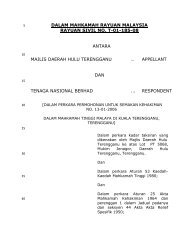 Dalam Mahkamah Rayuan Malaysia Bidangkuasa
