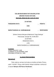 Jabatan Kehakiman Syariah Negeri Kedah Prosedur Pendaftaran Kes Rayuan