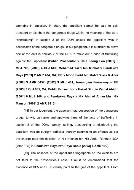 rayuan jenayah no: c-05-146-2009 di antara azhar bin lazim