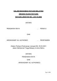 Dalam Mahkamah Rayuan Malaysia Di Putrajaya