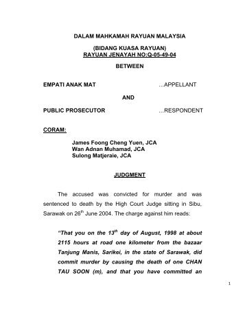 rayuan jenayah no:q-05-49-04 between empati anak mat