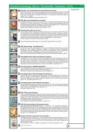 Dianetik & Scientology / Bücher / Themenhefter / Depeschen / DVDs