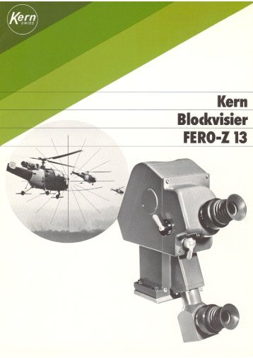 Blockvisier FERO-Z13_d - Kern Aarau
