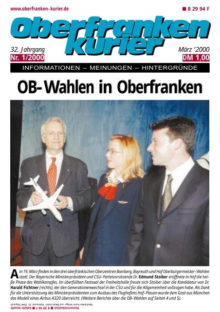 OB-Wahlen in Oberfranken