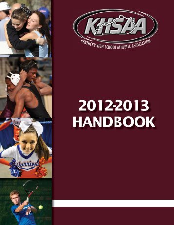 2012-2013 handbook - Kentucky High School Athletic Association