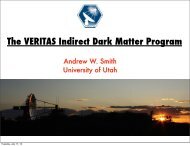 The VERITAS Indirect Dark Matter Program - KICP Workshops