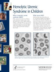 Hemolytic Uremic Syndrome in Children - National Kidney and ...