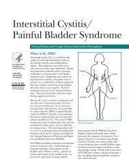 Interstitial Cystitis/Painful Bladder Syndrome - National Kidney and ...