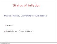 Status of inflation - KICP Workshops