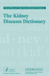 The Kidney Diseases Dictionary - National Kidney and Urologic ...