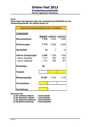 Krankenhausstatistik - KiGW.de