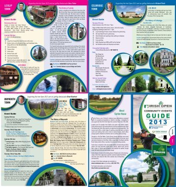 events guide - Golf Ireland