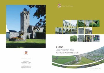 Clane Local Area Plan 2009 (pdf) - Kildare.ie