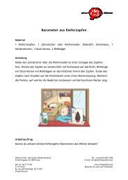 Barometer aus Kieferzapfen - FRida & freD