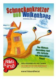 Schneckenkratzer und Wolkenhaus - FRida & freD