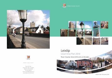 Leixlip Local Area Plan 2010 (pdf) - Kildare.ie