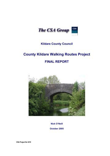 County Kildare Walking Routes Project - Kildare.ie