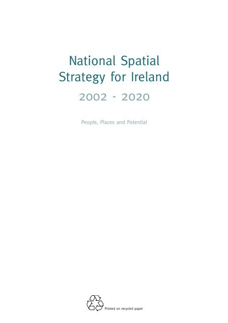 National Spatial Strategy For Ireland 2002 - 2020 - Full ... - Kildare.ie