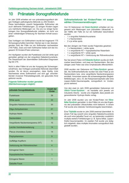 Jahresbericht 2006 - Kinder-Umwelt-Gesundheit