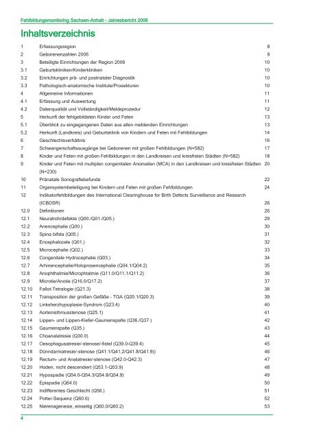 Jahresbericht 2006 - Kinder-Umwelt-Gesundheit