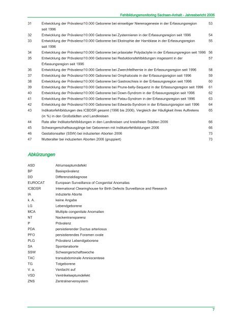 Jahresbericht 2006 - Kinder-Umwelt-Gesundheit