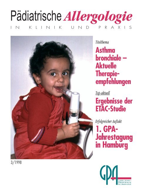 Asthma bronchiale - Gesellschaft für Pädiatrische Allergologie und ...