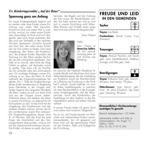 Kirchenzeitung 2011-07 September - Kirchetreysa.de