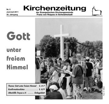 Kirchenzeitung 2011-05 Juni - Juli - Kirchetreysa.de