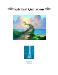Spiritual Quotations - www.BahaiStudies.net
