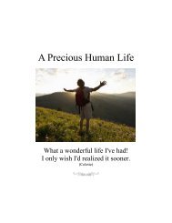 A Precious Human Life