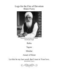 Rabindranath Tagore - Spiritual Quotations for Lovers of God