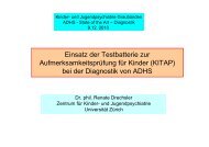 KiTAP Kinderversion der Testbatterie zur ... - KJP Graubünden