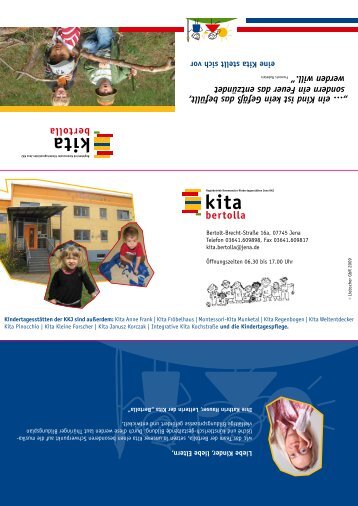 Flyer Kita "Bertolla" - Kommunale Kindertagesstätten Jena (KKJ ...