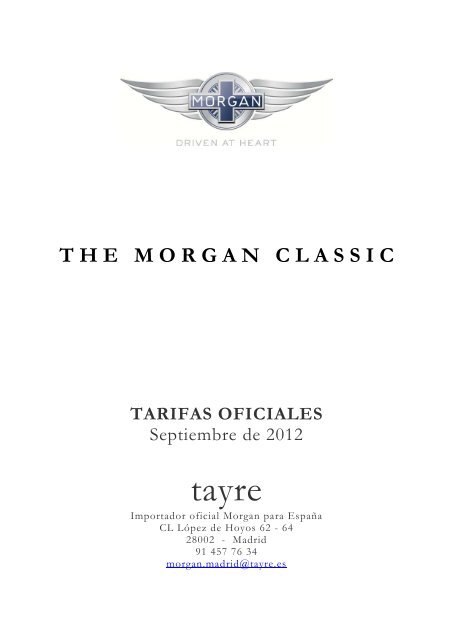 tayre - The Morgan Motor Company