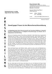 Download Pressemitteilung - Klaus Schneck