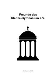 Freunde des Klenze-Gymnasium e.V.