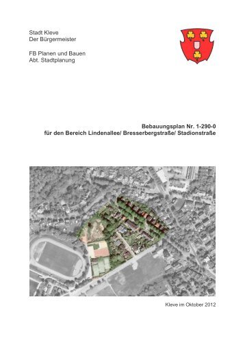 Bebauungsplan Nr. 1-290-0 - in Kleve