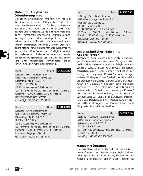 VHS_Buch 2. Halbjahr 2012-neu-36 - in Kleve