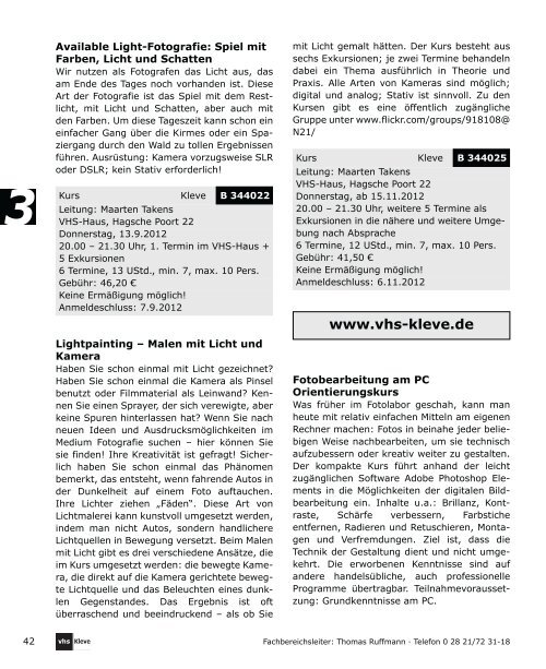 VHS_Buch 2. Halbjahr 2012-neu-36 - in Kleve